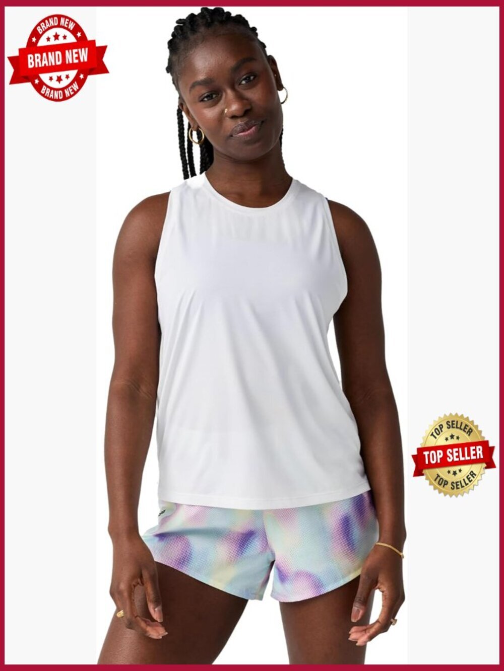 Women's Running Tank Top, Sweat-Wicking, UPF 20+, Semi-Fitted, Quick-Dry